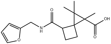 4-[(Furan-2-ylmethyl)-carbamoyl]-1,2,2-trimethyl-spiro[2.3]hexane-1-carboxylicacid