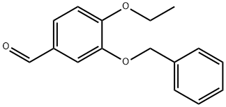 3-(BENZYLOXY)-4-ETHOXYBENZALDEHYDE 结构式