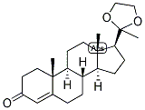 4-PREGNEN-3,20-DIONE 20-ETHYLENEKETAL 结构式
