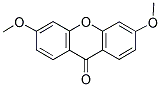 3,6-DIMETHOXYXANTHONE 结构式