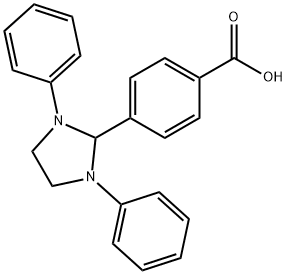 4-(1,3-DIPHENYL-IMIDAZOLIDIN-2-YL)-BENZOIC ACID 结构式