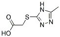 (5-METHYL-4 H-[1,2,4]TRIAZOL-3-YLSULFANYL)-ACETIC ACID 结构式