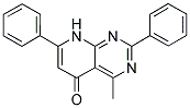 4-METHYL-2,7-DIPHENYLPYRIDO[2,3-D]PYRIMIDIN-5(8H)-ONE 结构式