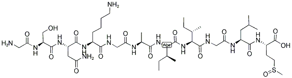 (MET(O)35)-AMYLOID BETA-PROTEIN (25-35) 结构式