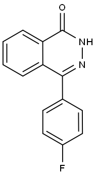 4-(4-FLUOROPHENYL)PHTHALAZIN-1(2H)-ONE 结构式