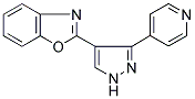 2-[3-(PYRIDIN-4-YL)-(1H)-PYRAZOL-4-YL]BENZOXAZOLE 结构式