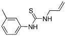 N-ALLYL-N'-(3-METHYLPHENYL)THIOUREA 结构式