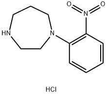 1-(2-Nitrophenyl)-1,4-diazepane hydrochloride 结构式