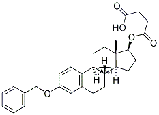 1,3,5(10)-Estratrien-3,17beta-diol 3-benzyl ether 17-hemisuccinate 结构式