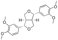 (1S,3AR,4S,6AR)-1,4-BIS(3,4-DIMETHOXYPHENYL)-HEXAHYDROFURO[3,4-C]FURAN 结构式
