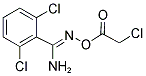 O1-(2-CHLOROACETYL)-2,6-DICHLORO-1-BENZENECARBOHYDROXIMAMIDE 结构式