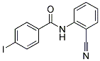 N-(2-CYANOPHENYL)-4-IODOBENZAMIDE 结构式