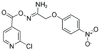 O1-[(2-CHLORO-4-PYRIDYL)CARBONYL]-2-(4-NITROPHENOXY)ETHANEHYDROXIMAMIDE 结构式