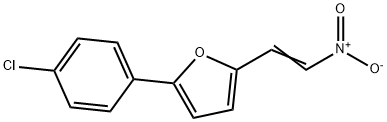 2-(4-CHLORO-PHENYL)-5-(2-NITRO-VINYL)-FURAN 结构式