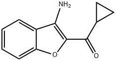 (3-AMINO-BENZOFURAN-2-YL)-CYCLOPROPYL-METHANONE 结构式