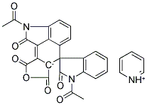 5-SPIRO(N-ACETYL-2-OXOINDAN-3-YL)-[3,4-D]SUCCINIC ANHYDRIDE-N-ACETYL-4,5-DIHYDROBENZO[CD]INDOL-2(1H)-ONE 结构式