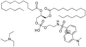 DANSYL DHPE, TRIETHYLAMMONIUM SALT 结构式