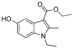 ETHYL 1-ETHYL-5-HYDROXY-2-METHYL-1H-INDOLE-3-CARBOXYLATE 结构式