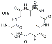 L-SER-GLY-ALA-GLY-ALA-GLY H2O 结构式