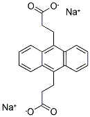 ANTHRACENE-9,10-DIPROPIONIC ACID DISODIUM SALT;ADPA 结构式