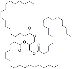 1,3-油酸-2-硬脂酸甘油酯 结构式