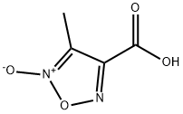 4-METHYL-5-OXY-FURAZAN-3-CARBOXYLIC ACID 结构式