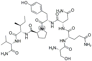 HIV PROTEASE SUBSTRATE HEPTAPEPTIDE 结构式