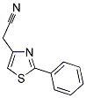 (2-PHENYL-1,3-THIAZOL-4-YL)ACETONITRILE 结构式