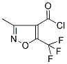 3-METHYL-5-(TRIFLUOROMETHYL)ISOXAZOLE-4-CARBONYL CHLORIDE 结构式