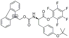 FMOC-D-TYR(TBU)-OPFP 结构式