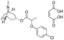 TROPANYL 2-(4-CHLOROPHENOXY)PROPIONATE MALEATE 结构式