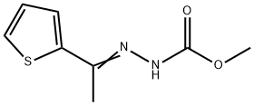 METHYL 2-[1-(2-THIENYL)ETHYLIDENE]-1-HYDRAZINECARBOXYLATE 结构式