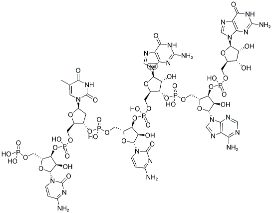 Ava I linker, 5'-phosphorylated 结构式