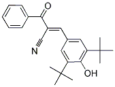 3-(3,5-Bis(tert-butyl)-4-hydroxyphenyl)-2-(phenylcarbonyl)prop-2-enenitrile 结构式