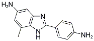 2-(4-AMINO-PHENYL)-7-METHYL-1 H-BENZOIMIDAZOL-5-YLAMINE 结构式