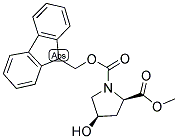 FMOC-D-CIS-4-HYDROXYPROLINE METHYL ESTER 结构式