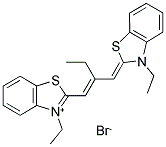 3,3,9 TRIETHYLTHIACARBOCYANINE BROMIDE 结构式