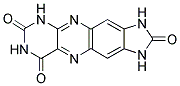 1H-BENZIMIDAZO[5,6-G]PTERIDINE-2,7,9(3H,6H,8H)-TRIONE 结构式