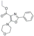 5-MORPHOLIN-4-YL-2-PHENYL-OXAZOLE-4-CARBOXYLIC ACID ETHYL ESTER 结构式