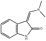 3-[(二甲基氨基)亚甲基]-1,3-二氢-2H-吲哚-2-酮 结构式