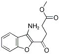 4-(3-AMINO-BENZOFURAN-2-YL)-4-OXO-BUTYRIC ACID METHYL ESTER 结构式