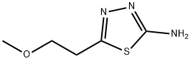 5-(2-METHOXY-ETHYL)-[1,3,4]THIADIAZOL-2-YLAMINE 结构式