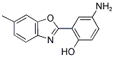 4-AMINO-2-(6-METHYL-BENZOOXAZOL-2-YL)-PHENOL 结构式