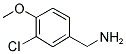 3-CHLORO-4-METHOXY-BENZYLAMINE 结构式