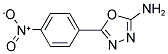 2-AMINO-5-(4-NITROPHENYL)-1,3,4-OXADIAZOLE 结构式