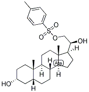 5-BETA-PREGNAN-3-ALPHA, 20-BETA, 21-TRIOL 21-P-TOLUENESULPHONATE 结构式