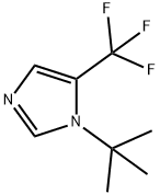 1-TERT-BUTYL-5-(TRIFLUOROMETHYL)-1H-IMIDAZOLE 结构式