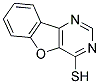 [1]BENZOFURO[3,2-D]PYRIMIDINE-4-THIOL 结构式