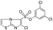 3,5-DICHLOROPHENYL 6-CHLOROIMIDAZO[2,1-B][1,3]THIAZOLE-5-SULFONATE 结构式