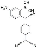 3-AMINO-6,7'[7',8',8'-TRICYANOQUINODIMETHANEPHENYLBORONIC ACID 结构式